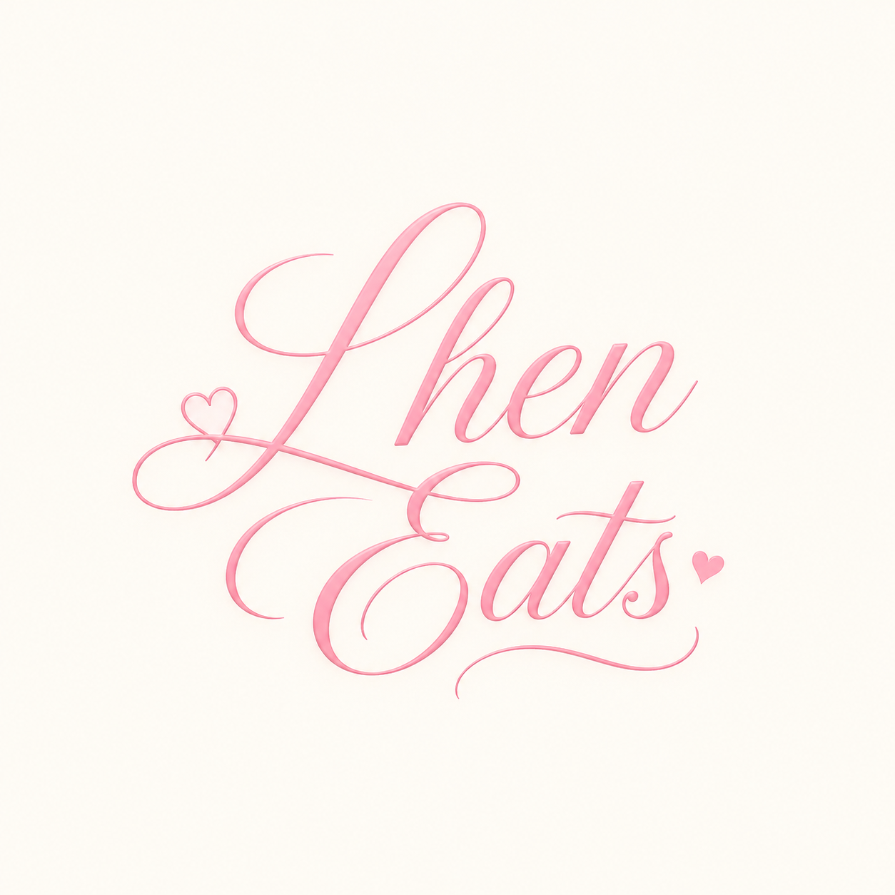 Lhen Eats script logo