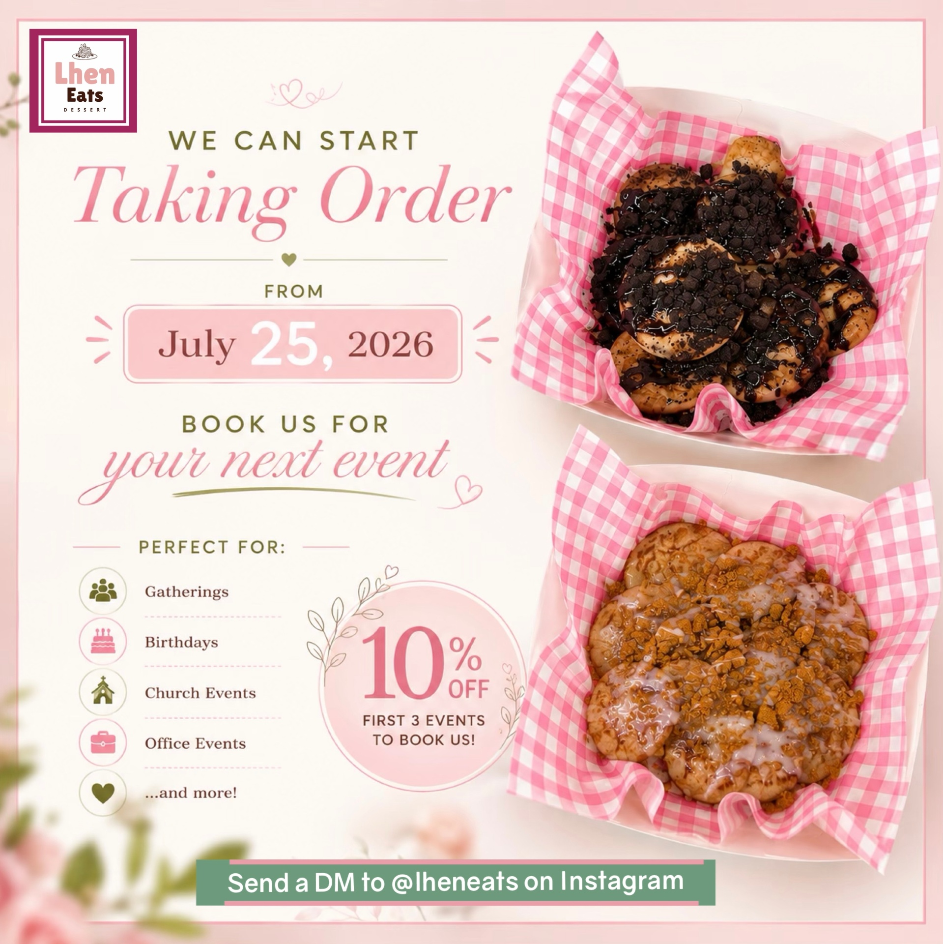 Lhen Eats now taking orders from July 25, 2026